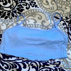 Baby Blue Bikini Top